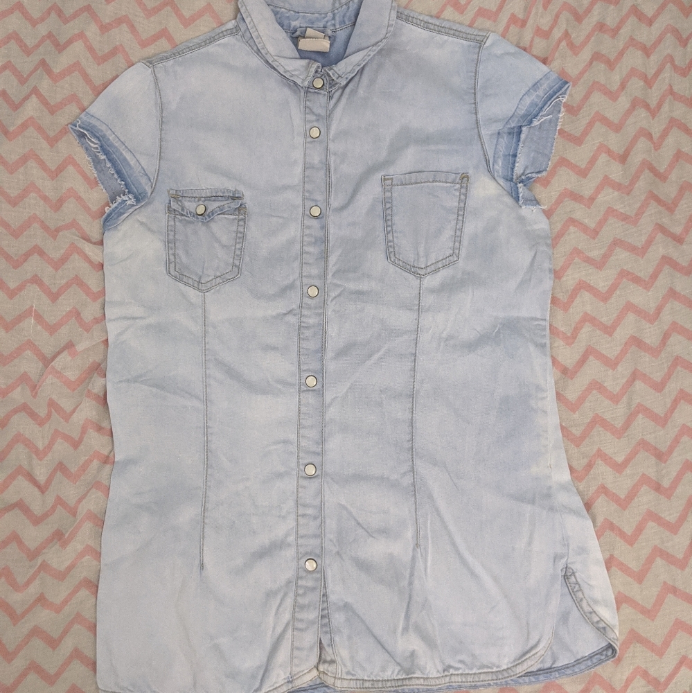 Denim top